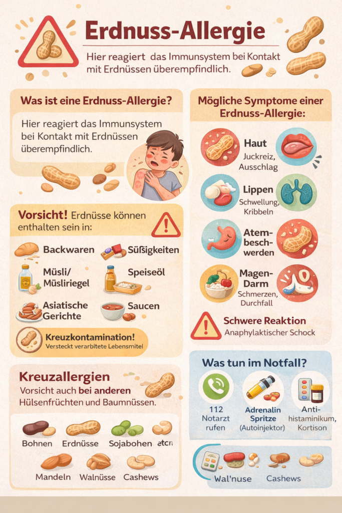 Erdnuss und Allergie