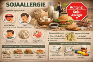 Sojaallergie erkennen und richtig handeln