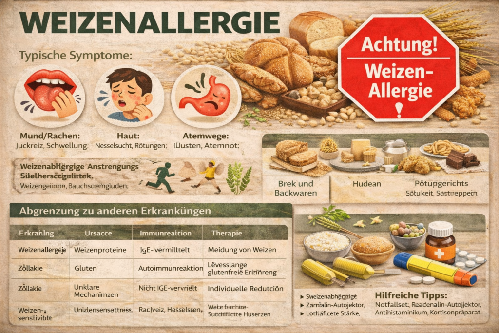 Weizenallergie erkennen und richtig einordnen